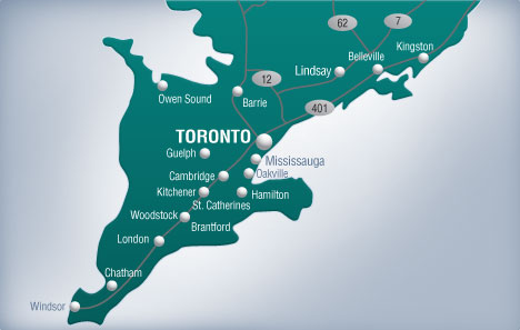 Greater Toronto Area (GTA) transportation coverage